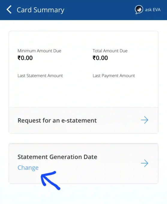 HDFC क्रेडिट कार्ड की बिलिंग date कैसे बदले ?