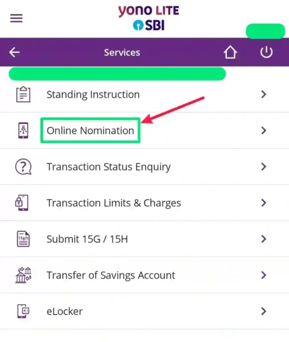 Sbi खाते मे नॉमिनी कैसे जोड़े